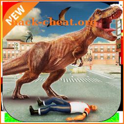 Dinosaur City Attack: Hungry Dino Simulator icon