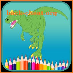 Dinosaur Coloring Book Kids Game icon
