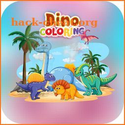 Dinosaur Coloring Games - Dinosaurs Jigsaw Puzzle icon