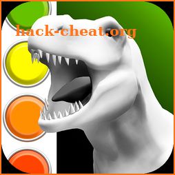 Dinosaurs 3D Coloring Book icon