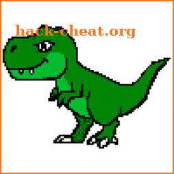 Dinosaurs Color by Number-Pixel Art Draw Coloring icon