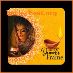 Diwali frame - greeting card, frame, sticker 2020 icon