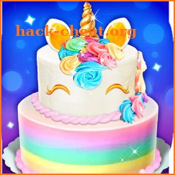 DIY Unicorn Cake - Rainbow Unicorn Food icon