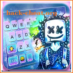 DJ Galaxy Doodle Keyboard Theme icon