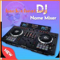 DJ Name Mixer With Music Player - Mix Name To Song icon