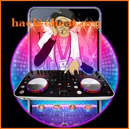DJ Neon Colorful Music Theme icon