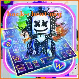 DJ Neon Galaxy Keyboard icon