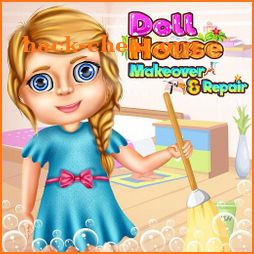 Doll House Makeover: Home Repair & Cleaning Games icon