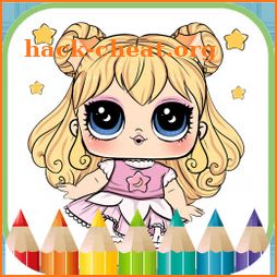 Dolls Coloring Book  with Surprise Effects icon