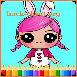 Dolls Coloring Game icon