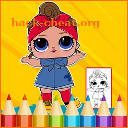 Dolls Surprise Coloring Book Lol icon