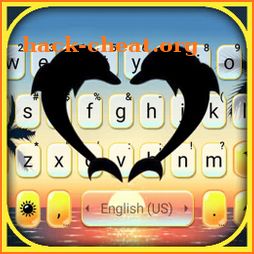 Dolphin Love Keyboard Theme icon