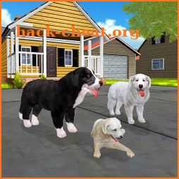 Domestic Dog Simulator: stray dog games icon