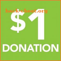 Donate 1$ dollar icon