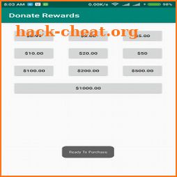 Donate Rewards icon