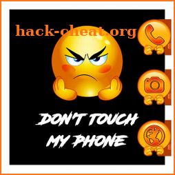 Don't Touch My Phone Emoji APUS Launcher Theme icon