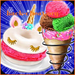 Donut Ice cream Cone & Unicorn Ice Cream Sandwich icon