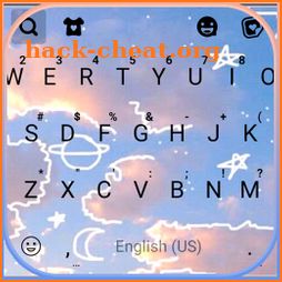 Doodle Blue Sky Keyboard Theme icon