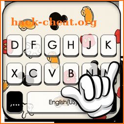 Doodle Cartoon Keyboard Theme icon