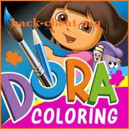 Dora Coloring icon