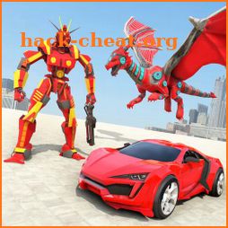 Dragon Robot Transforming Games: Car Robot Games icon