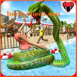 Dragon Snake Beach & City Attack Simulator 2019 icon