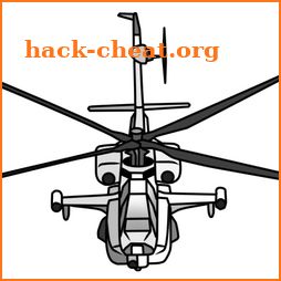 Draw Aircrafts: Helicopter icon