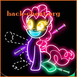 Draw and Color Glow Pony icon