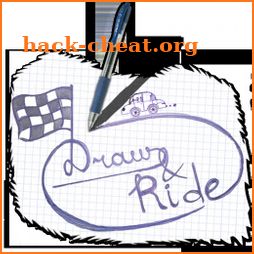 Draw and ride icon