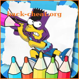 Draw Coloring For The Simpson Book icon