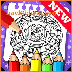 Draw colouring pages for Beyblade by Fans icon