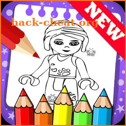 Draw colouring pages for Lego Friends by Fans icon