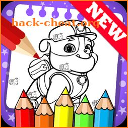 Draw colouring pages for Paw for Patrol by Fans icon