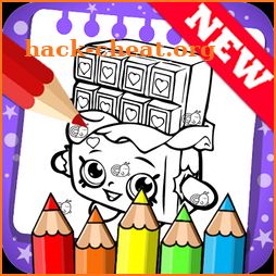 Draw colouring pages for Shopkins by Fans icon