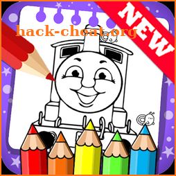 Draw colouring pages Thomas Train Friends by Fans icon