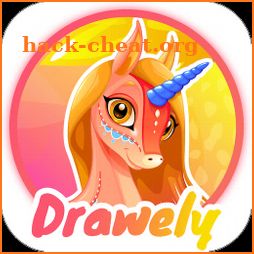 Drawely - How To Draw Cute Girls and Coloring Book icon