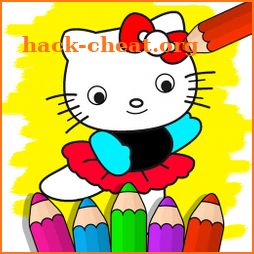 Drawing and Coloring Book Game - Drawing Art icon