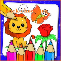Drawing and Coloring Book Game icon