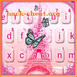 Dream Pink Paris Keyboard Theme icon