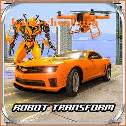 Drone Robot Transform Robot Car Transforming games icon
