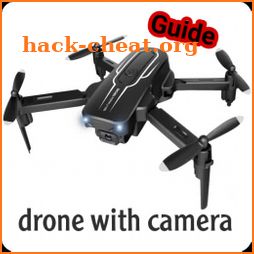 drone with camera guide icon