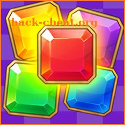 Drop jewelry: Block puzzle icon