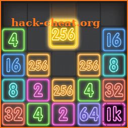 Drop Number : Neon 2048 icon