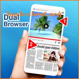 Dual Browser Split Screen: Private Browser icon