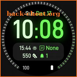 Dual Tone: Wear OS watch face icon