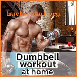 dumbbell workout at home icon