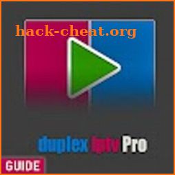 Duplex IPTV 4k player TV guide icon