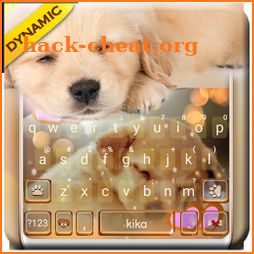 Dynamic Sleeping Puppy Keyboard Theme icon