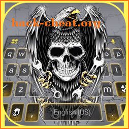 Eagle Skull Keyboard Background icon