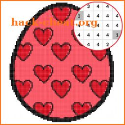 Easter Egg Coloring  Color By Number_PixelArt icon